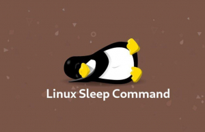 Linux系统sleep命令详解