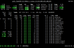 Linux监控工具glances使用方法